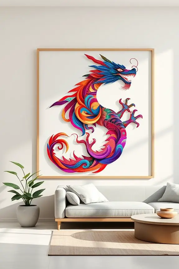 abstract dragon artistry explored