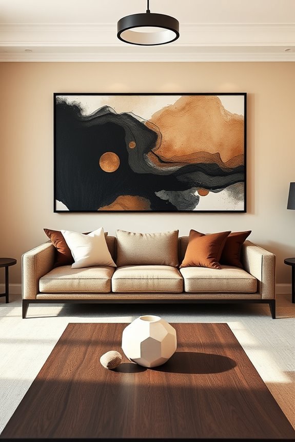 abstract emotional canvas art