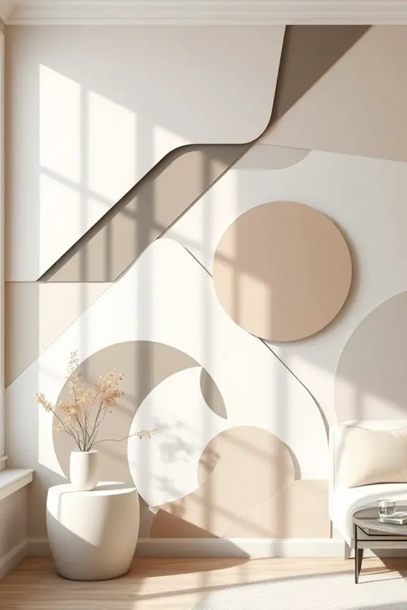 abstract geometric paint techniques
