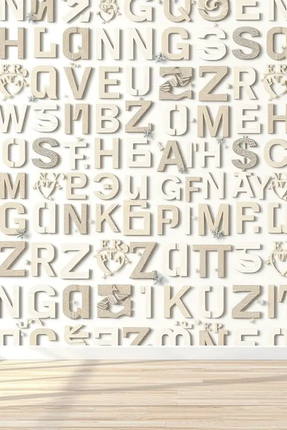 abstract typography wallpaper design