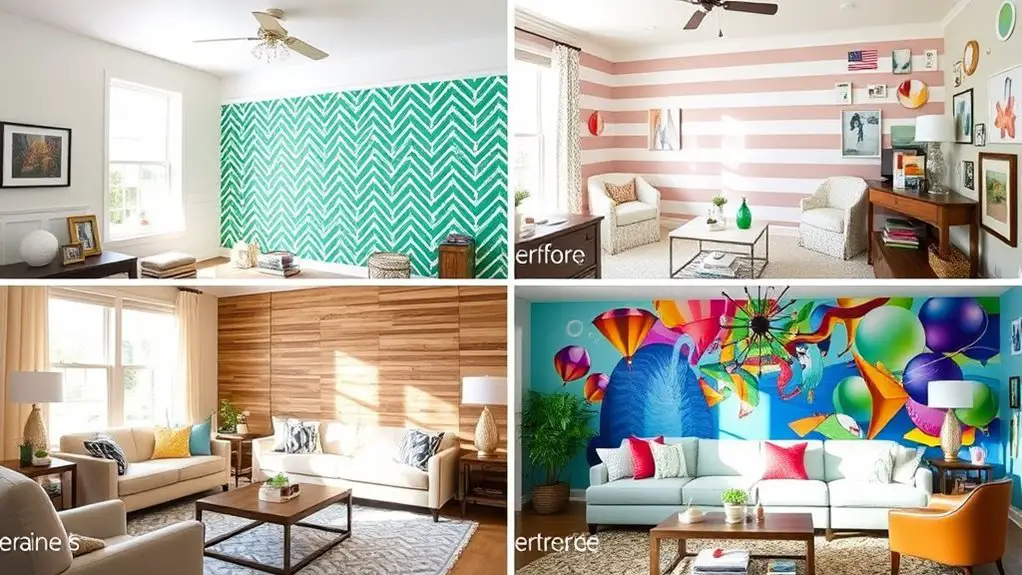accent wall painting ideas