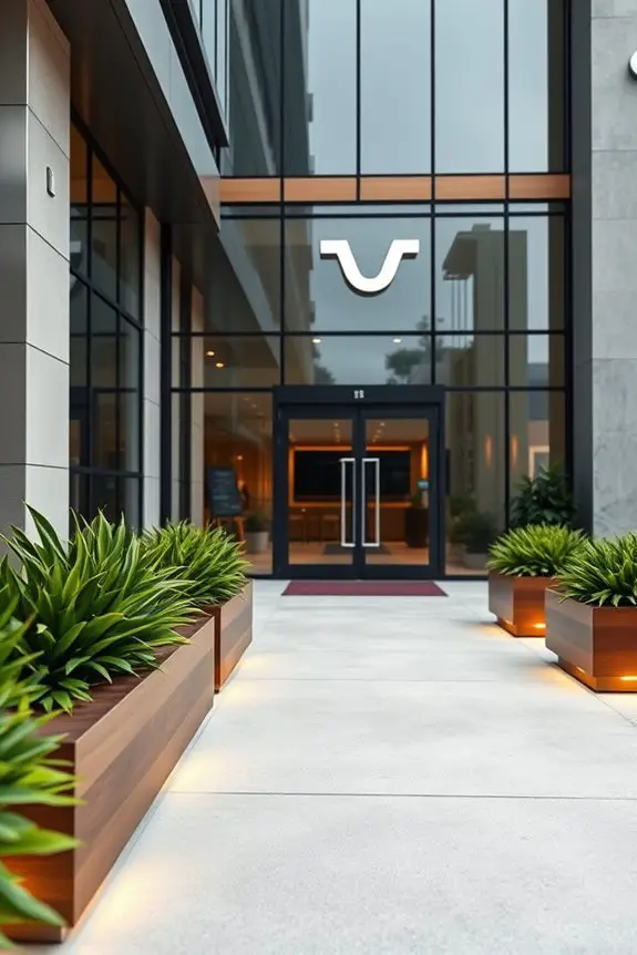 accessible and inviting entryways