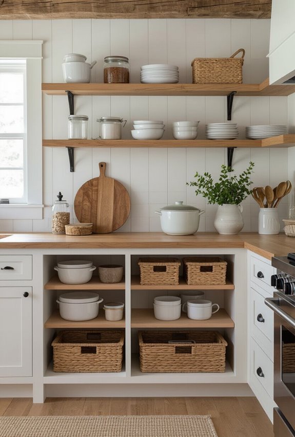 accessible attractive kitchen storage