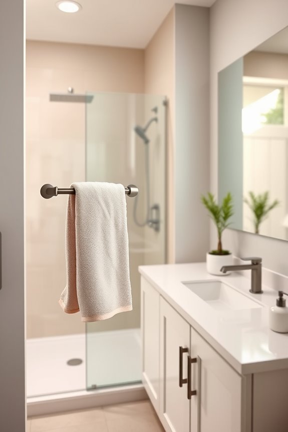 accessible towel bar installation