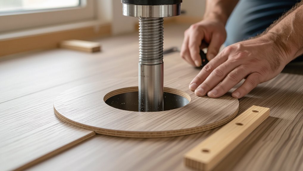 accurate round openings technique