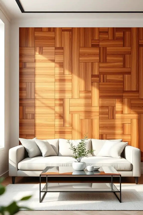 acoustic wooden slat panels