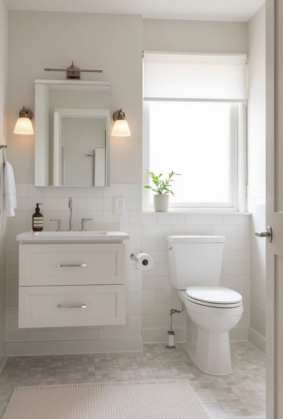 ada compliant accessible mirror cabinets