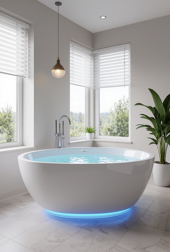 adjustable ambient chromatherapy led lighting