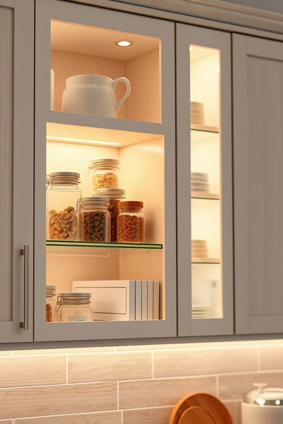 adjustable brightness cabinet lighting