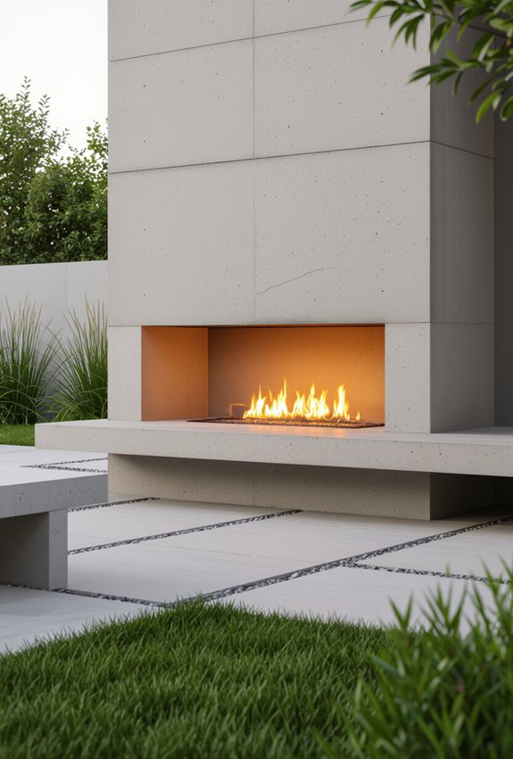 adjustable led uplighting for hearth
