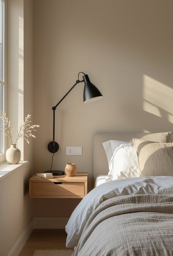 adjustable mounted bedside reading lamp