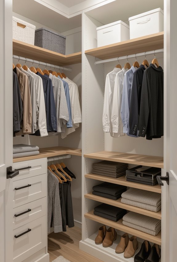 adjustable tension rods for storage