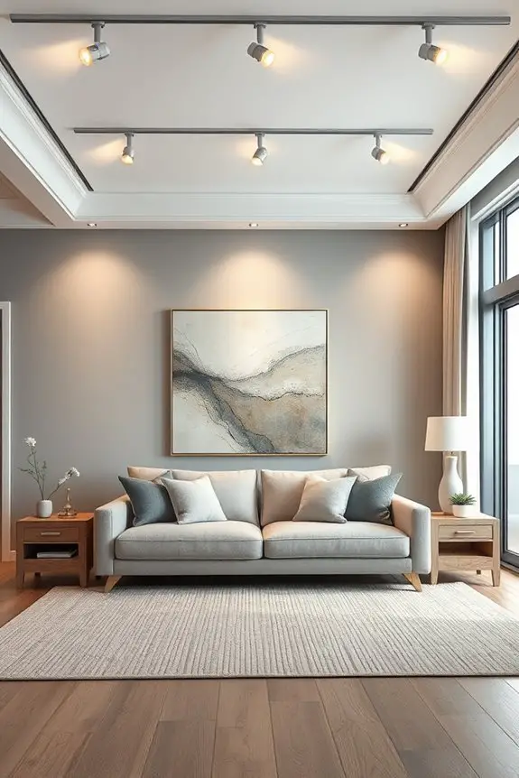 adjustable track lighting design