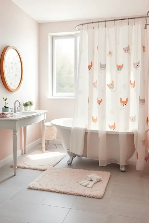 adorable animal themed bathroom decor