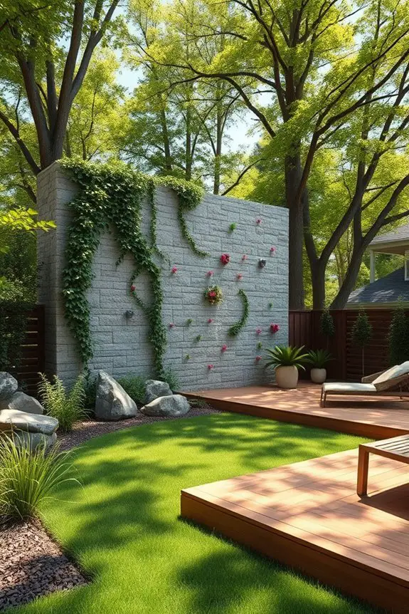 adventure filled climbing wall