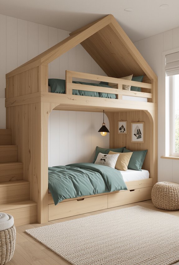 adventure ready forest inspired bedroom