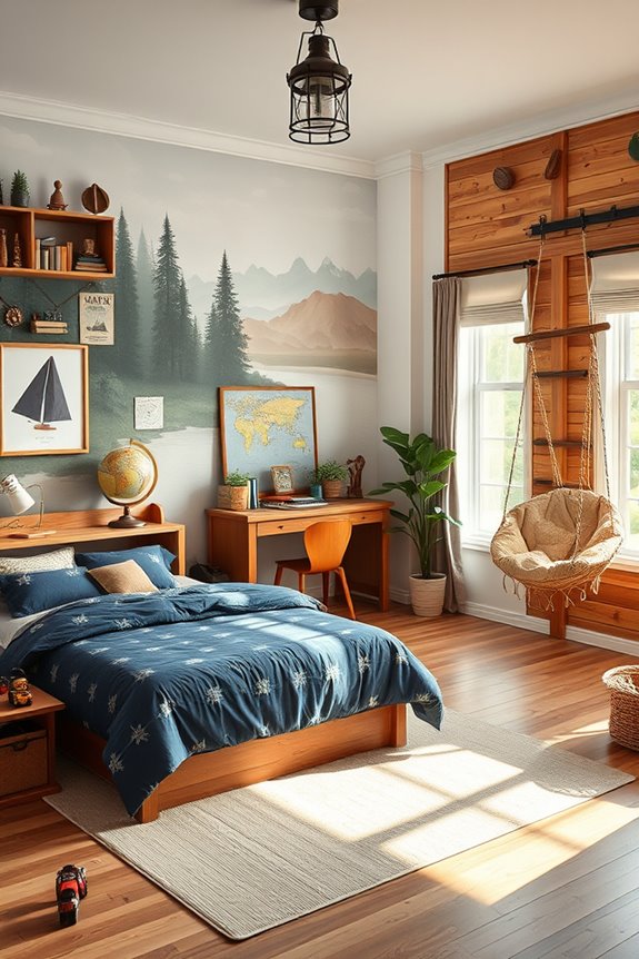 adventure themed bedroom design