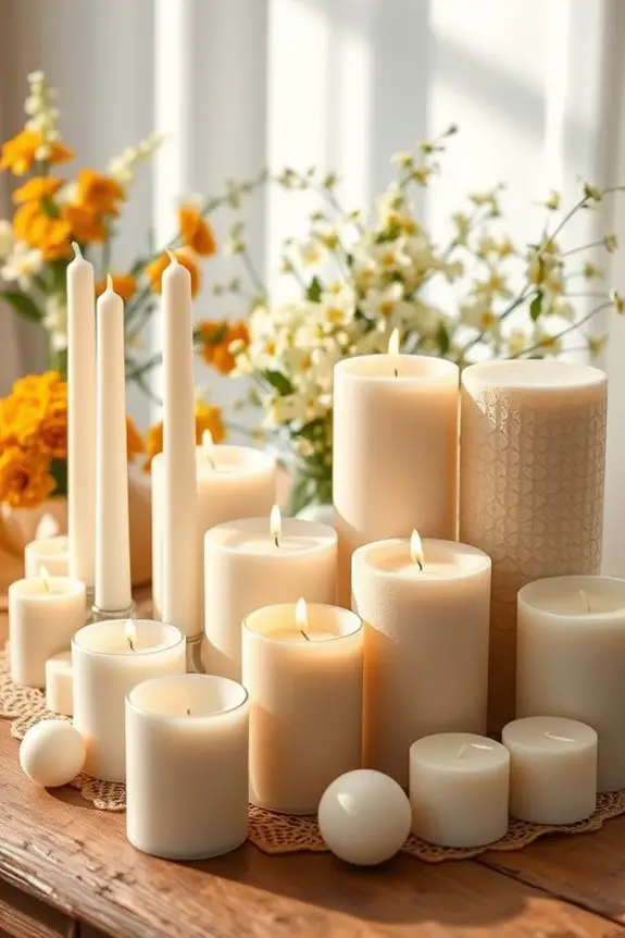 affordable candle decoration ideas