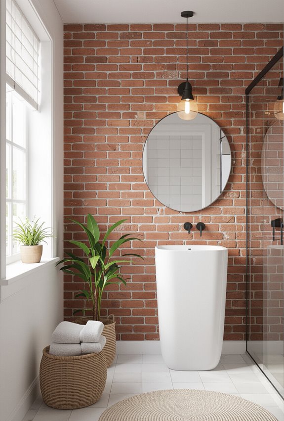 affordable diy faux brick ideas