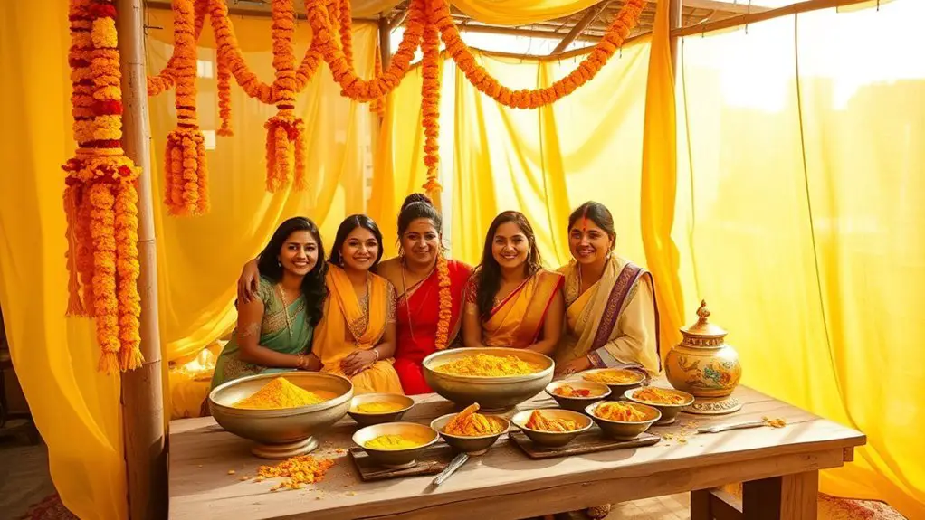 affordable haldi celebration decorations