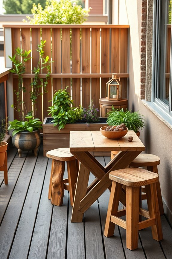 affordable natural wood accents
