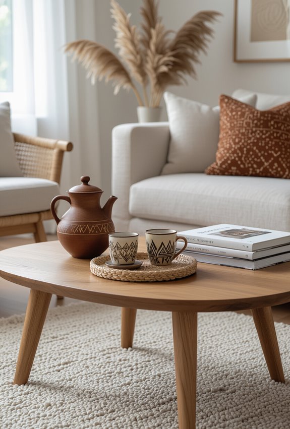 african coffee set vignette