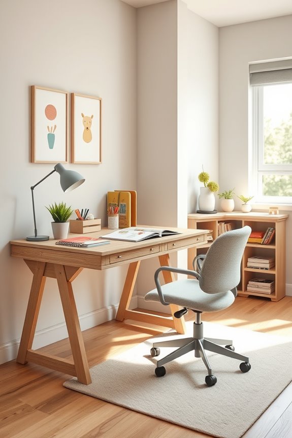 age appropriate study space decor