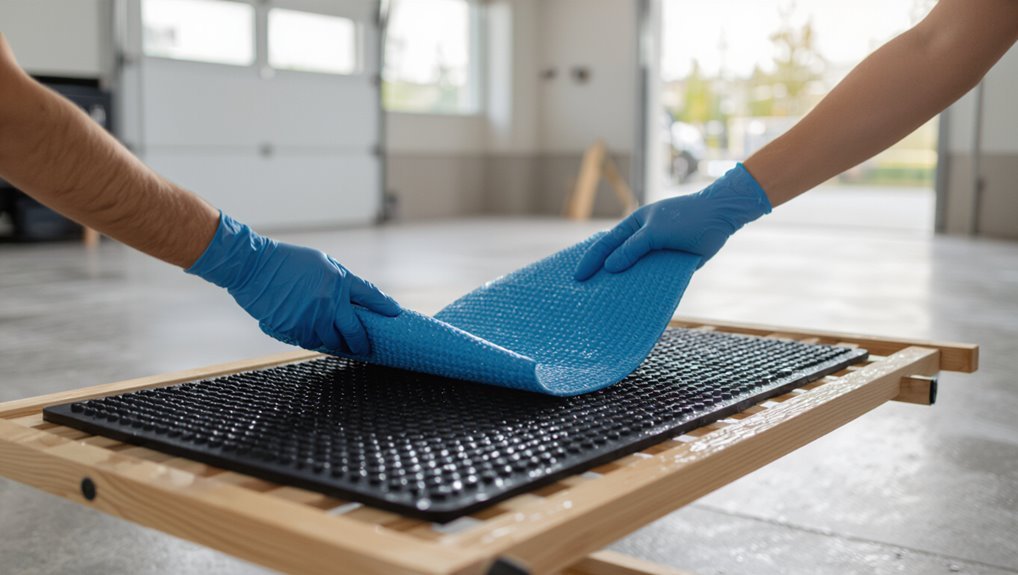 air dry mats to prevent