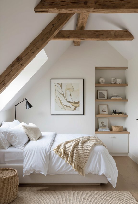 airy attic art gallery