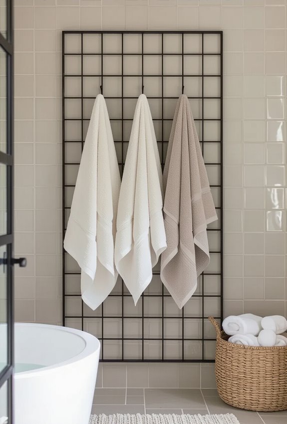 airy towel organization solution