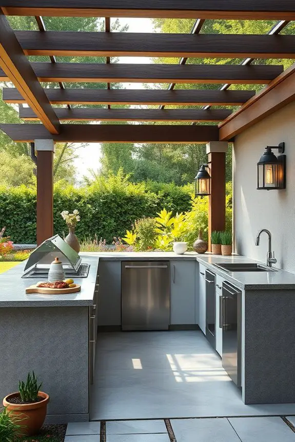 all weather outdoor cooking design