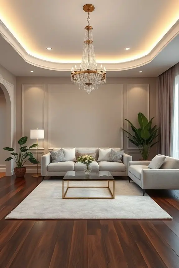 ambient glow enhances ambiance