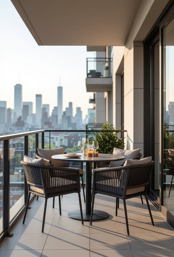 anchor balcony furniture securely