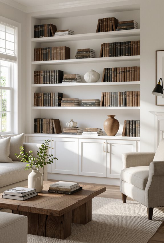 anchor clusters with decorative bookends