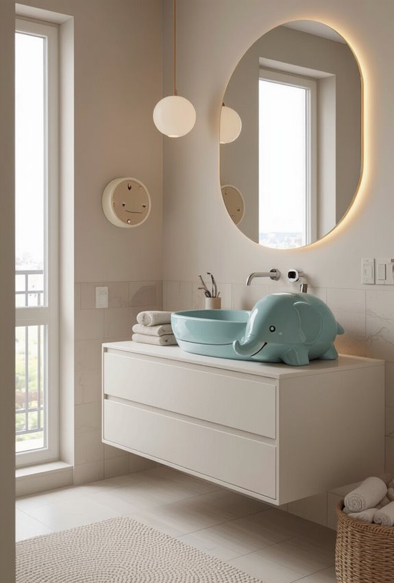 animal shaped sinks for kids
