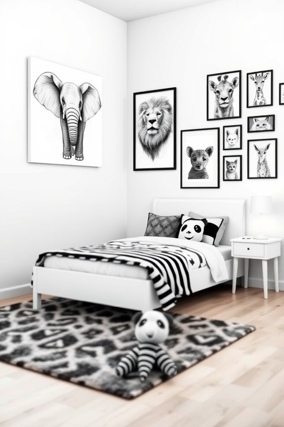 animal themed bedroom decor