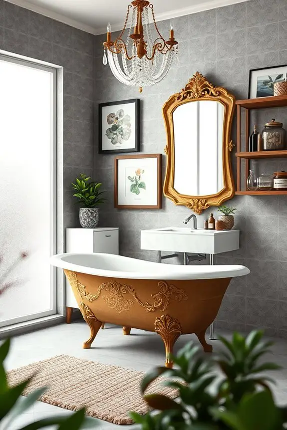antique modern bathroom harmony