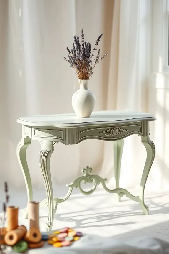 antique table makeover project