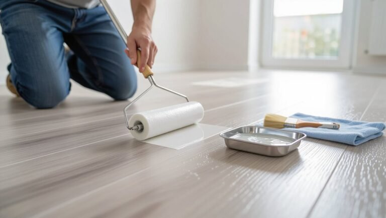 apply first coat smoothly