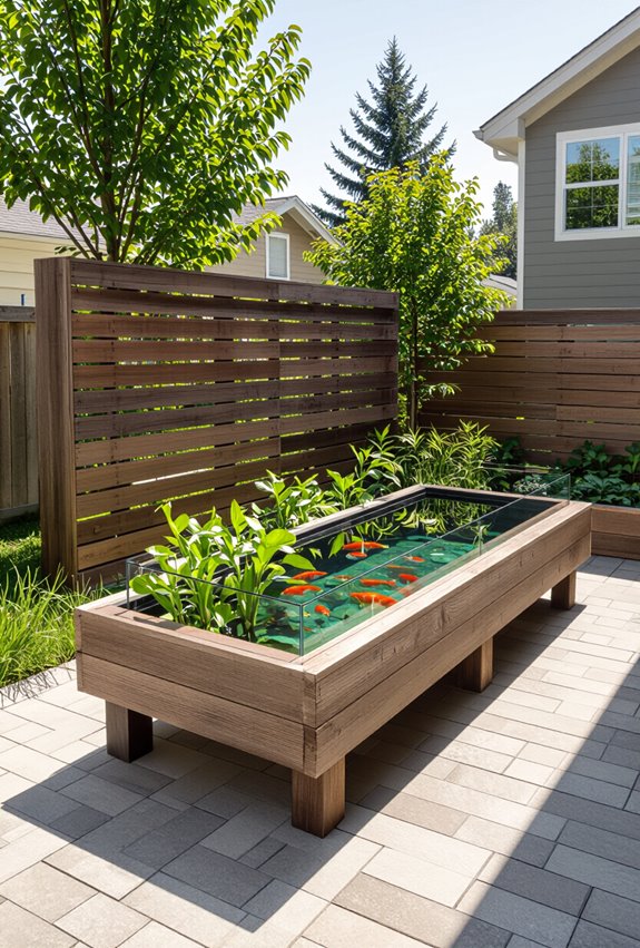 aquaponics raised bed system