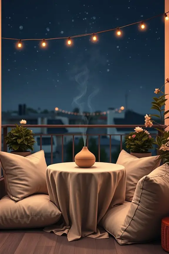 aromatherapy balcony relaxation oasis