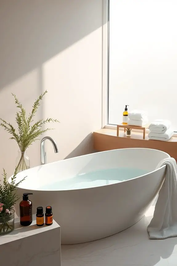 aromatherapy bath relaxation sanctuary