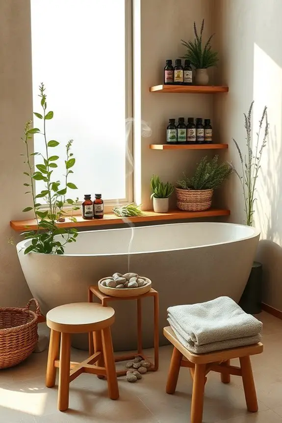 aromatherapy for bathroom tranquility