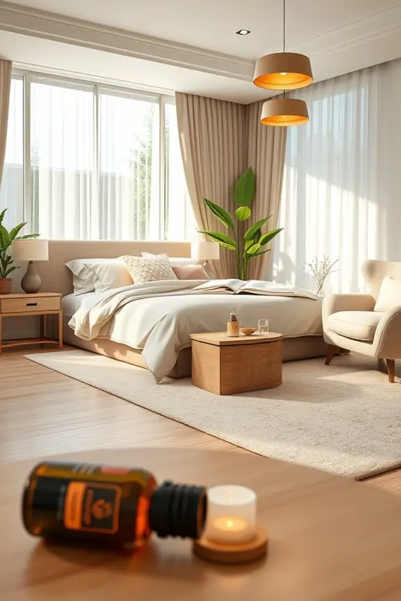 aromatherapy for relaxation atmosphere