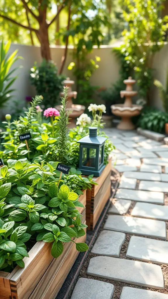 aromatic herb garden delight