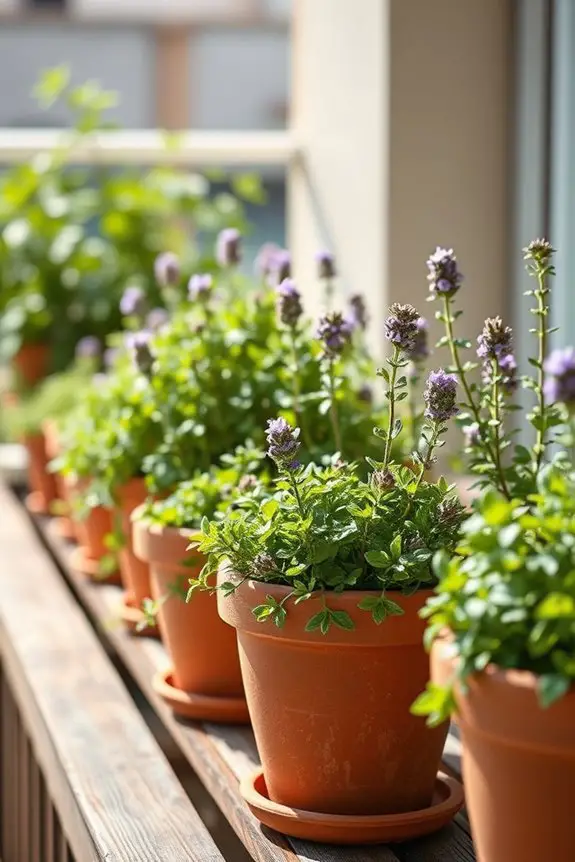 aromatic thyme enhances garden cooking
