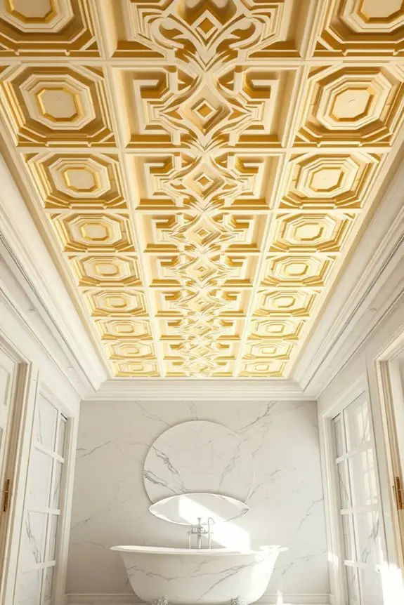 art deco bathroom elegance