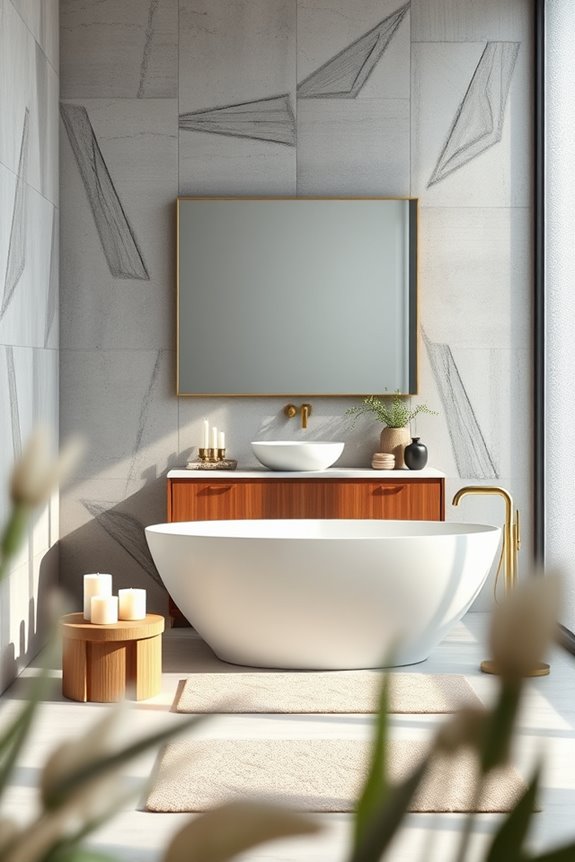 art deco concrete elegance