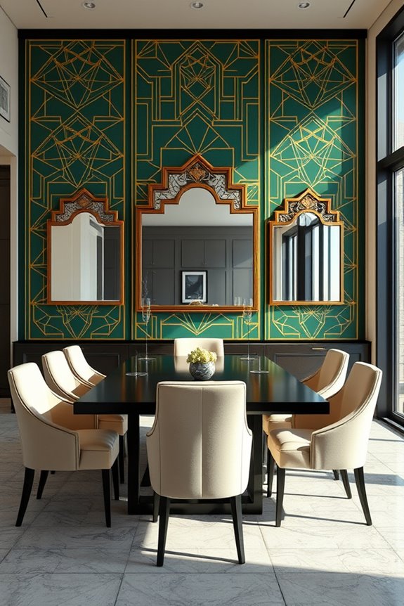 art deco dining elegance