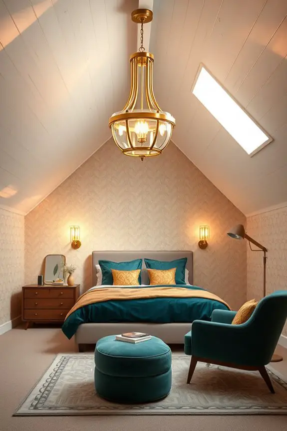 art deco lighting elegance